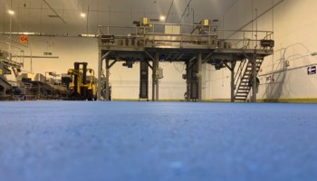 Heavy duty Polyurethane floor screeds installed in an industrial workplace for the highest level of durability