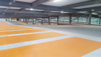 Car park coating systems installed by Advanced Resin technologies for a professional, flawless look with excellent abrasion resistance
