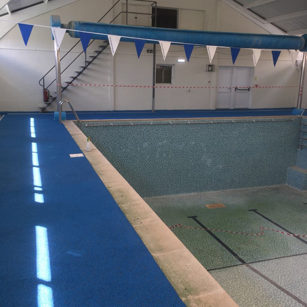 Ashby Grammar School - Chemical & Impact Resistant Pool Floor